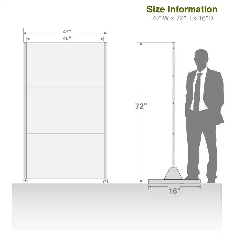 Schermo a quattro ante in acciaio galvanizzato bianco con persiane 183x120x40cm, Pannello per recinzione privacy