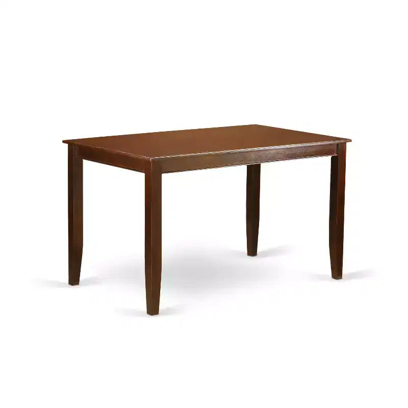 Tavolo da pranzo Dudley ad altezza bancone, mogano rustico, 36x60", legno di caucciù asiatico