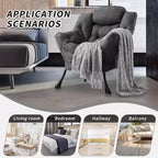 Poltrona Lounge Moderna con Profilo Sottile, Poltroncina per Spazi Piccoli, Design Minimalista