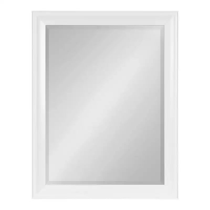 Specchio da parete rettangolare Kalla per bagno, con cornice classica, per toeletta e ingresso