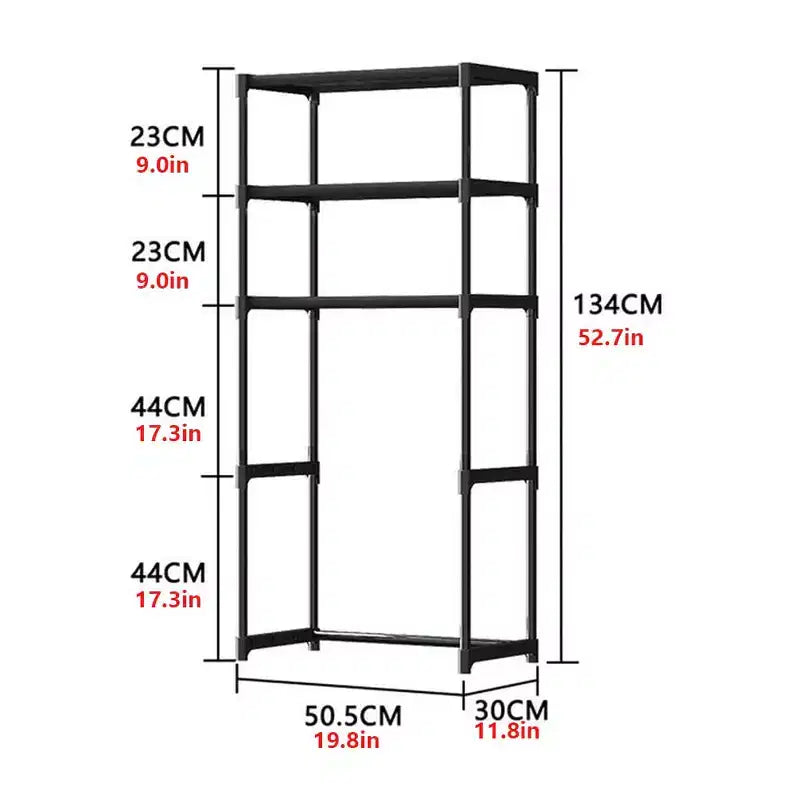 Mobiletto salvaspazio a 3 ripiani da appoggio sopra il WC, scaffale organizer autoportante per bagno, facile da montare, per bagno