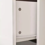 Armadio moderno a 4 ante con specchio, 2 cassetti e aste robuste